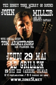 Concert JOHN MILLER & HIS COUNTRY CASUALS + TOM ARMSTRONG