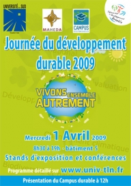 Journée du développement durable à l'Université, 1 Avril 09